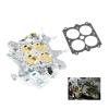 6460 Double Pumper 650-800 CFM Carburetor Baseplate Assembly Compatible For Holley 4150 Models 67100C Carburetor Main Body view 2