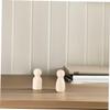 20Pcs Unfinished Wooden Peg Dolls DIY Kit Creative Blank Wooden Figures for Art Projects Safe and Friendly Decorative People for Imaginative Play and Room Decor view 4