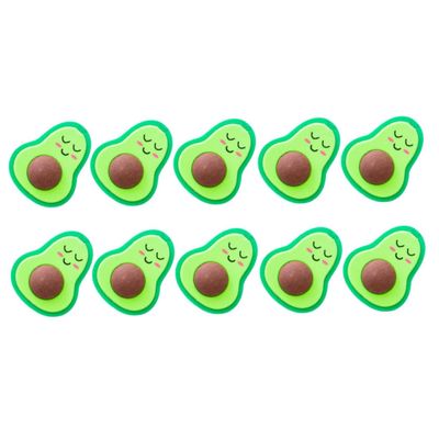 18Pcs Cartoon Avocado Erasers for Fun Stationery for School Unique Pencil Erasers Random Styles Lightweight and Portable Educational Tools