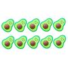 18Pcs Cartoon Avocado Erasers for Fun Stationery for School Unique Pencil Erasers Random Styles Lightweight and Portable Educational Tools view 1
