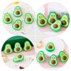 18Pcs Cartoon Avocado Erasers for Fun Stationery for School Unique Pencil Erasers Random Styles Lightweight and Portable Educational Tools view 4