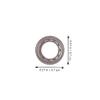 VALICLUD 10Pcs 4 * 7 * 2mm Steel Bearings for RC Cars Replacement Parts for 144001 K969 K989 Models Sturdy Toy Car Accessories view 3