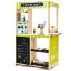 Frogprin 24 Pcs Pretend Play Coffee Shop, Kids Grocery Store Set, Wooden Drive-Thru Window, Coffee Maker, Oven, Cash Register, Bakery Toys Food Accessories Gift for Boys Girls 3+ Years Old view 1