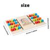HAOHAOSHUA Battle Toys for Kids 3+ Years Preschool Logic Game Brain Teasers Boys Girls Four-Color Educational Wooden Toy for 3 4 5 6 Years Travel Toys Family Games (Big) view 3