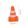 Yardwe 28Pcs Miniature Traffic Cones Bright Roadblock Models for Playtime and Table Scenarios Fun Road for Creative Traffic Scenes view 3