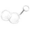GARASANI Coin Holder Keychain Round Commemorative Coin Holders Key Ring for Coins Collection Display 40x3mm (Plastic) view 2