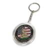 GARASANI Coin Holder Keychain Round Commemorative Coin Holders Key Ring for Coins Collection Display 40x3mm (Plastic) view 4