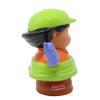 Fisher-Price Replacement Part for Collectible Little People Animal Sounds Zoo Train Playset 77949 - Replacement Hispanic Roberto Zookeeper Figure - Holding Blue Cell Phone view 2