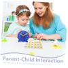 WEKAMOS 1Set Interactive Teaching Tool with Three Hand Linkage for Classroom Home Includes DIY Cards and Safe Materials for Engaging Concepts view 3