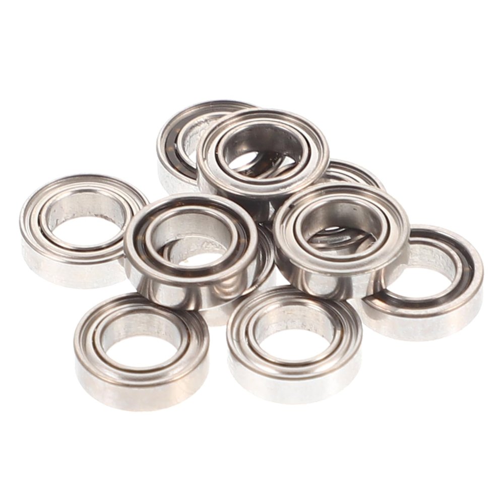 BESTYASH 10Pcs RC Car Bearings 4x7x2mm Steel Bearing Replacement Parts for 144001 144010 124016-17-18 K969 K989 P929