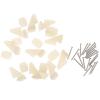Nylon Control Horn 60pcs DIY Nylon Control Horns 4 Holes for RC Model Airplane Parts for RC Airplanes, Drones, and Cars view 1
