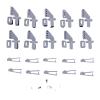 Nylon Control Horn 60pcs DIY Nylon Control Horns 4 Holes for RC Model Airplane Parts for RC Airplanes, Drones, and Cars view 3