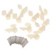 Nylon Control Horn 60pcs DIY Nylon Control Horns 4 Holes for RC Model Airplane Parts for RC Airplanes, Drones, and Cars view 4