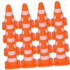 SUPVOX 28Pcs Miniature Traffic Cones Road Cones for Play DIY Table Models and Educational Traffic Knowledge Activities view 1