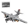 1/35 Scale Aircraft Military Model, MOC-143540 1/35 Scale S-2 Tracker Building Blocks Set, Includes Missiles, Foldable Wings and Swingable Ailerons,Gift for Adults(1757PCS) view 1