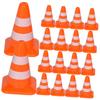 DECHOUS 28Pcs Traffic Cones for Roadblock Models for Educational Play and Traffic Simulation Construction for Outdoor Activities and Role Play view 1