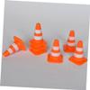DECHOUS 28Pcs Traffic Cones for Roadblock Models for Educational Play and Traffic Simulation Construction for Outdoor Activities and Role Play view 2