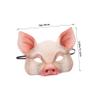 Abaodam Half Face Pink for Halloween Festival and Masquerade Parties Lightweight Animal Design for Comfortable Wear for Cosplay and Creative Dress Up view 2