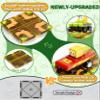 FRRJUY Double-Sided Magnetic Tiles with Sliding Tracks Dinosaur Toys, 50Pcs with Cars for Kids 3 4 5 6 7 8 Magnetic Building Toddler Toys, STEM Preschool Educational Magnet for Boys Girls view 2