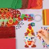 24 Sets Fall Gnome Crafts Kits for Kids,DIY Fall Harvest Gnomes Ornaments Decorations Art with Leaf Pumpkin Sunflower Foam Stickers Arts for Kids Autumn Classroom Thanksgiving Activity Project view 2