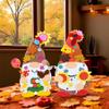 24 Sets Fall Gnome Crafts Kits for Kids,DIY Fall Harvest Gnomes Ornaments Decorations Art with Leaf Pumpkin Sunflower Foam Stickers Arts for Kids Autumn Classroom Thanksgiving Activity Project view 3
