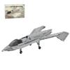 1/35 Scale Aircraft Military Model, MOC-191232 1/35 Scale Bird of Pray Combat Fighter Building Blocks Set,Streamlined Fuselage and Adjustable Wing Design, Gift for Adults (590PCS) view 1