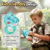Vvinca Walkie Talkies for Kids 2 Pack - Dinosaur Toys for Boys Age 3-12 T-Rex Adjustable Wrist Strap Long Range Clear Sound Outdoor Camping Gears Christmas Stocking Stuffers Birthday Gifts, Blue view 4