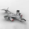 1/35 Scale Aircraft Military Model, MOC-151490 1/35 EA-3B SkyWarrior Strategic Bomber Building Blocks Set, Openable Cockpit, Foldable Landing Gear and Wings(2092PCS) view 2