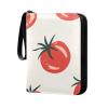 Collectible Trading Card Albums, 400 Double Sided Pocket,Pu Premium Zip Trading Card Binder For Tcg, Mtg,Sports Cards Red Tomato view 1
