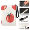 Collectible Trading Card Albums, 400 Double Sided Pocket,Pu Premium Zip Trading Card Binder For Tcg, Mtg,Sports Cards Red Tomato view 4