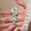 Y2k Rings for Womem Grunge Accessories Boho Jewelry Vintage Beach Vacation Summer Preppy 2025 Trendy (Pink_Shell) view 3
