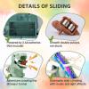 Dinosaur Climbing Stairs Toy Orbit Chasing Race Track Game Set Slide Climb Stairs Toys Roller Coaster Toy with Music Light Educational Puzzle Playsets Gift for Toddler Kids Boys Girls Age 3+ view 4