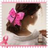 Suncalla 48 Pcs 7 '' Breast Cancer Awareness Cheer Hair Bows Pink Bow view 4