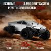 1:18 Fast RC Car 40 KM/H High Speed 4WD Remote Control Monster Truck 4X4 Off Road All Terrain with 2 Batteries/2 PVC Shell Pickup, 2.4GHz Remote Control, Ideal Gifts for Christmas/Happy New Year view 2