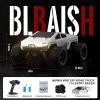 1:18 Fast RC Car 40 KM/H High Speed 4WD Remote Control Monster Truck 4X4 Off Road All Terrain with 2 Batteries/2 PVC Shell Pickup, 2.4GHz Remote Control, Ideal Gifts for Christmas/Happy New Year view 3