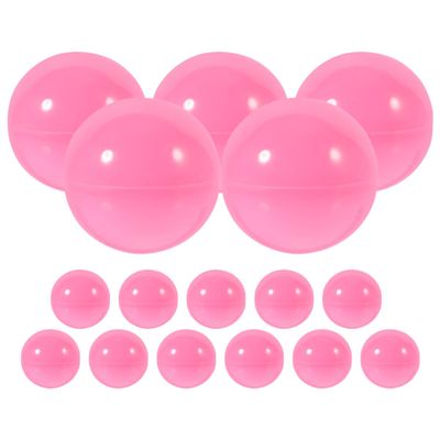 BESTYASH 20Pcs Colorful Hollow Raffle Balls Lightweight Plastic Bingo Game Props for Parties Team Activities and Vending Machines