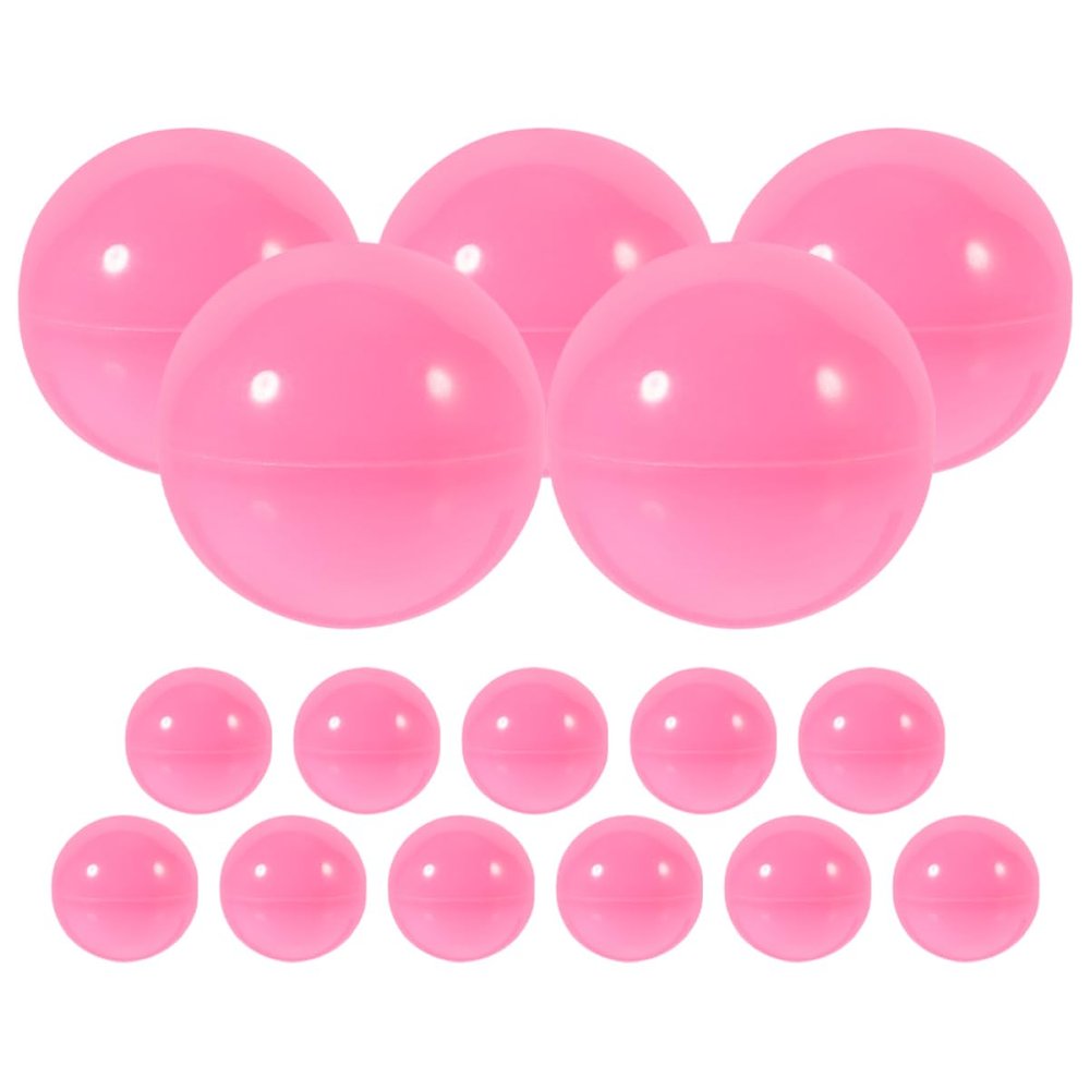 BESTYASH 20Pcs Colorful Hollow Raffle Balls Lightweight Plastic Bingo Game Props for Parties Team Activities and Vending Machines