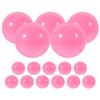 BESTYASH 20Pcs Colorful Hollow Raffle Balls Lightweight Plastic Bingo Game Props for Parties Team Activities and Vending Machines view 1