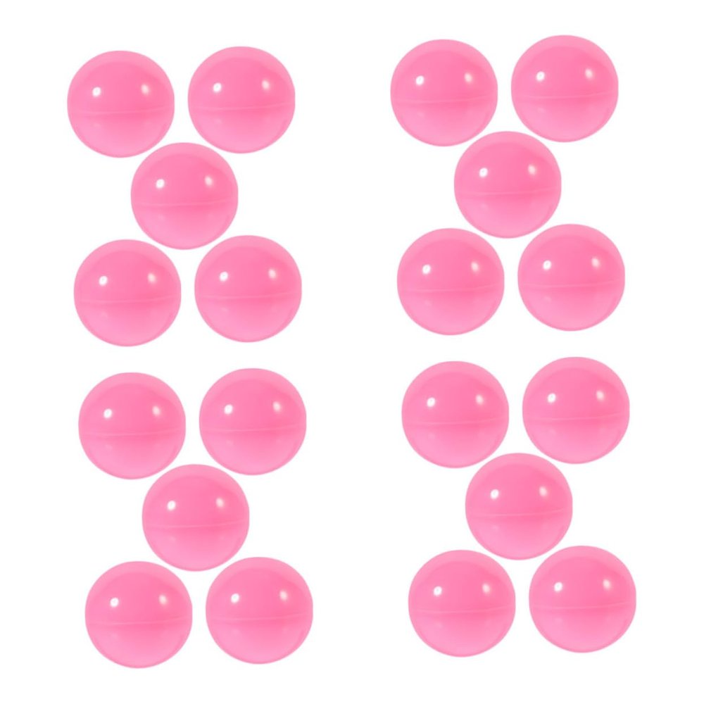 HEALSOPTHY 20Pcs Colorful Bingo Activity Balls Plastic Hollow Design for Party Games Classroom Activities and Vending Machines Fun Game Props for Group Events