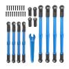 Compatible with Summit for Revo 3.3 1/10 RC Car Upgrade Parts Accessories RC Car 8pcs Metal Push Rod Toe Links Turnbuckle 5319X 5338R RC Car Accessories view 1