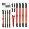 Compatible with Summit for Revo 3.3 1/10 RC Car Upgrade Parts Accessories RC Car 8pcs Metal Push Rod Toe Links Turnbuckle 5319X 5338R RC Car Accessories view 2