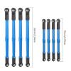 Compatible with Summit for Revo 3.3 1/10 RC Car Upgrade Parts Accessories RC Car 8pcs Metal Push Rod Toe Links Turnbuckle 5319X 5338R RC Car Accessories view 4