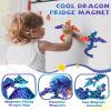 TBOLINE 4PCS 3D Printed Dragon with Wings and Egg, Surprise Egg with Flying Dragon Inside, Small 3D Printer Dinosaur Eggs Party Favors Toy for Kids, Kids Valentines Day Gifts for Boys Girls 5-7 8-12 view 4