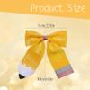 2Pcs Back to School Pencil Bows for Girls,Glitter Yellow Pencil Teacher Hair Bows Clips Back to School Hair Accessories for Girls Toddler Kids Kindergarten 1st 2nd 3rd 4th 5th Grade Hairpin view 2
