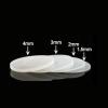 White Silicone Rubber Round Seal Gaskets - 5-150mm Diameter, 1-8mm Thickness (1/2/5pcs)(90mm (1Pc) 1mm) view 2