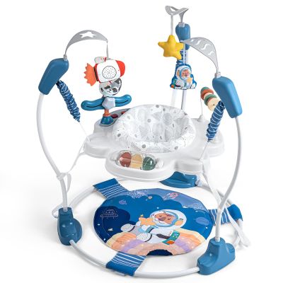 Baby Activity Center, Baby Jumper Activity Center with Music, Interactive Toys, 360 Rotating Seat, 3 Adjustable Heights, Infant Activity Jumper for 6+ Months (Space Tiger)