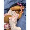 Anano Black Reborn Baby Dolls Girl Silicone 19 in Realistic African American Baby Doll Lifelike Newborn Babys Doll Biracial Silicone Babies Real Life Babies Reborn Toddler Dolls view 3