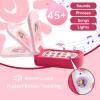 FENYAN Baby Cell Phone Toy 12-18 Months, Toddler Play Phone with Light and Music, Preschool Learning and Education, Christmas Birthday Gifts Princess Flip Smartphone Toys for Girl 1-3 view 3