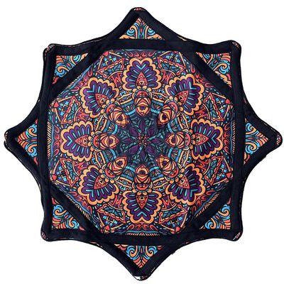 Beginner Spinning Cloth, 24 in Spinning Cloth, Easy to Rotate Sided Print Fingertip Rotating Juggling Toy, Durable, Fun & Challenging Flow Toy with Vibrant Patterns for Party