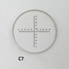1pc 0.01mm 0.5mm 0.1mm Objective Grid Cross Microscope Eyepiece Micrometer Stage Calibration Micrometer for Objective Microscopio(C7) view 2